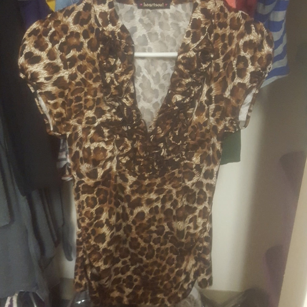 Cheetah print top